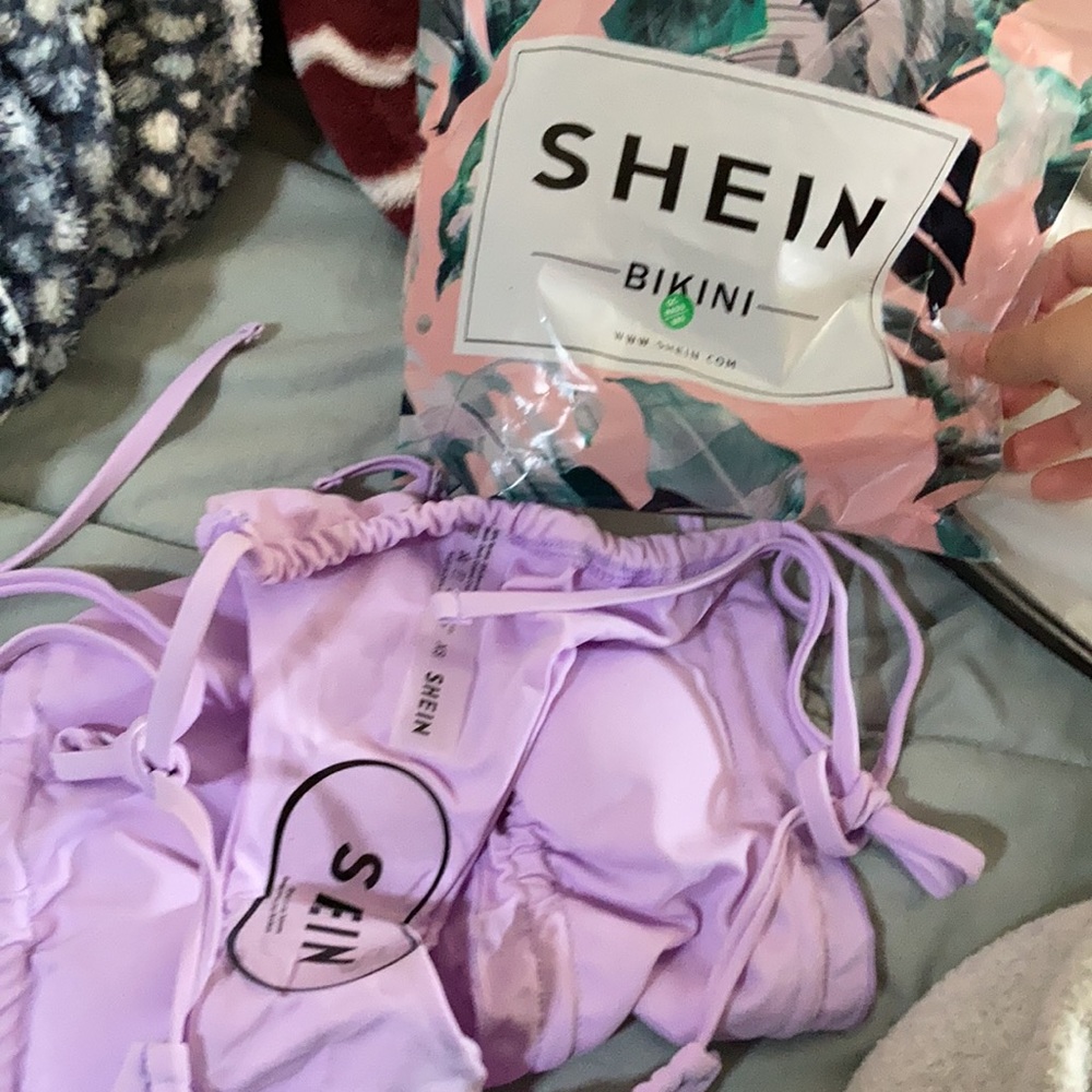 lilac cheeky bikini set - Picture 5 of 5